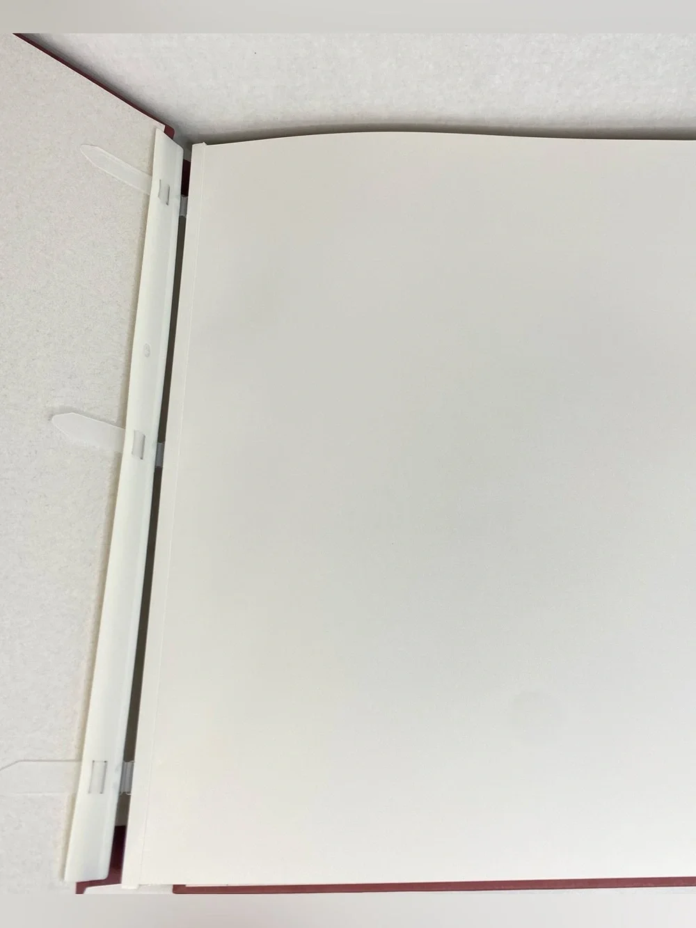 Creative Memories 12 x 15 Burgundy Album White Pages 12 x 15 Page Protectors NEW